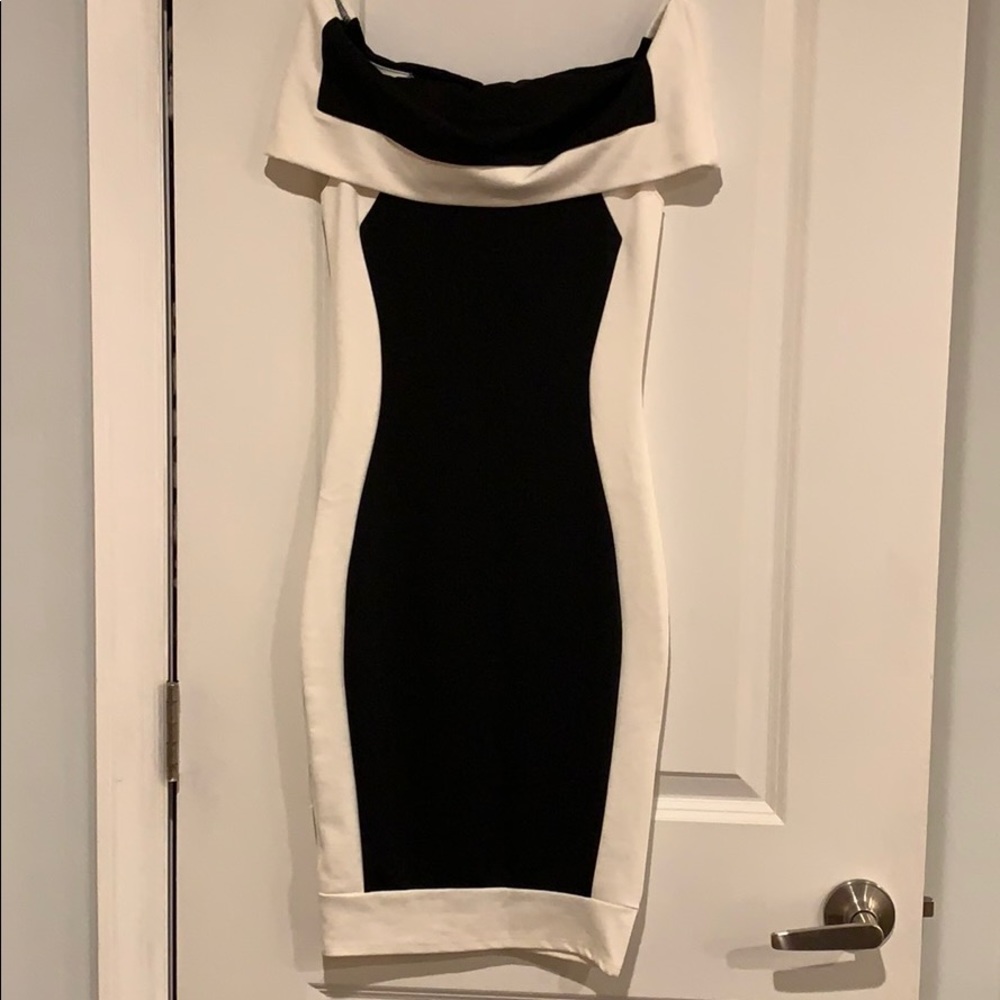 Black & White Cocktail Dress